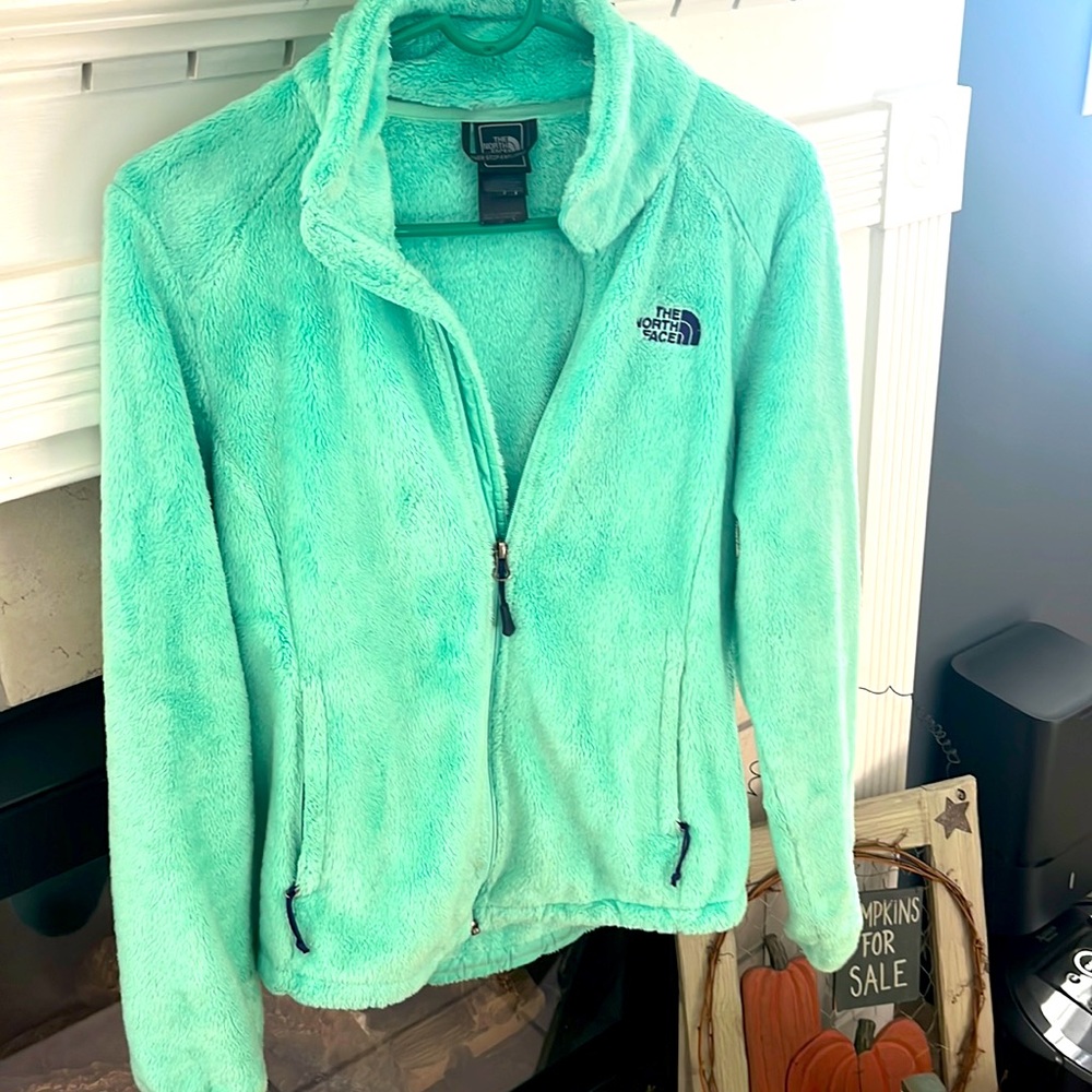 Ladies mint green northface